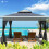 VOUNOT 3.6x3.6m Pop Up Gazebo με διπλή οροφή διπλής πλευράς ματιών, σκηνή πάρτι, γκρι 3