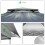VOUNOT 3.6x3.6m Pop Up Gazebo με διπλή οροφή διπλής πλευράς ματιών, σκηνή πάρτι, γκρι 7