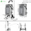Vounot VOUNOT Folding Shopping Trolley, Aluminium Lightweight Shopping Cart 50L Grey 7