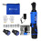 Electric Ratchet Wrench Set 30Ft-lbs, 12V Ratchet Wrench Kit with 2 1.5Ah Batteries, 7 Sockets and LED Light in Variable Speed Setting 1
