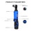 Electric Ratchet Wrench Set 30Ft-lbs, 12V Ratchet Wrench Kit with 2 1.5Ah Batteries, 7 Sockets and LED Light in Variable Speed Setting 2