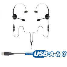 Project Telecom - Monaural USB-A / USB-C Training, Supervising & Coaching Bundle