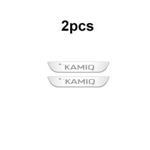 Para skoda kamiq acessórios do carro luz do peitoril da porta do carro logotipo lâmpada do projetor (Opção 2pcs porta traseira)