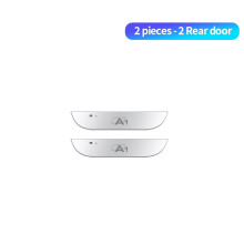 Acrílico USB Power Moving LED Pedal de boas-vindas Placa de chinelo do carro Pedal Luz do caminho do (Opção 2 unidades traseiras A1)