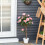 Outsunny Outsunny 90cm Artificial Rose Tree, Fake Decorative Plant, Pink 6
