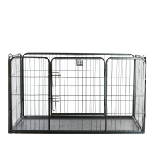 KCT Large Heavy Duty Pet Play Pen + Floor Indoor/Outdoor Metal Enclosure for Dogs & Puppies