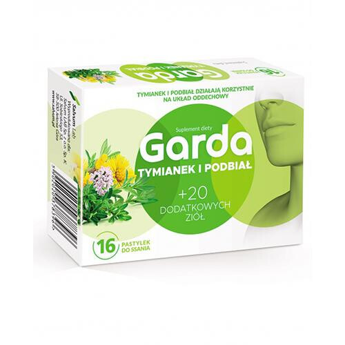 Salvum Garda Tymianek I Podbiał 16 Pastylek