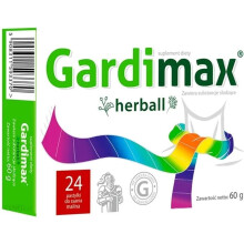 Gardimax Herball z maliną 24 past do ssania immune system przeziebienie i grypa