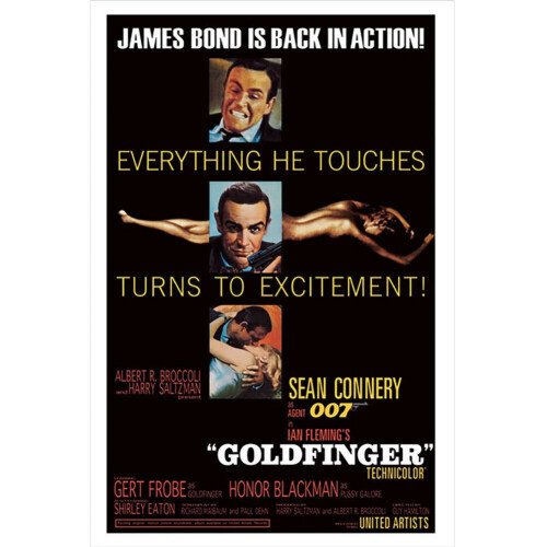 James Bond James Bond Goldfinger Poster