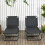 Outsunny Outsunny Folding Sun Loungers Set of 2 with Adjustable Backrest, Black 8