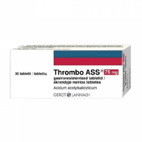 Thrombo Ass, 75 mg, 30 comprimate gastrorezistente