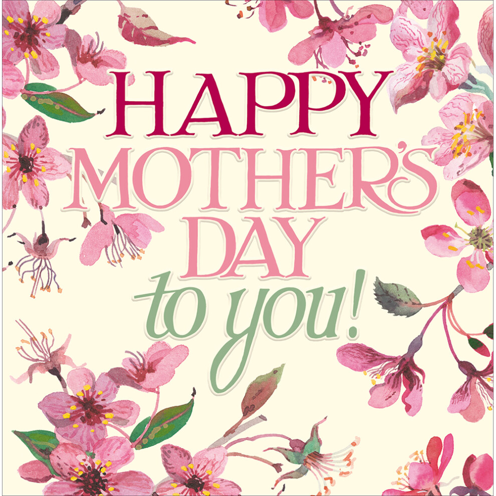 Emma Bridgewater Happy Mother's Day Mum-Osa Bloom Fest Artistic Greeting Card