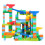 388PC Marble Run Race Track Playset with 8 Marbles Building Bricks Toy 5
