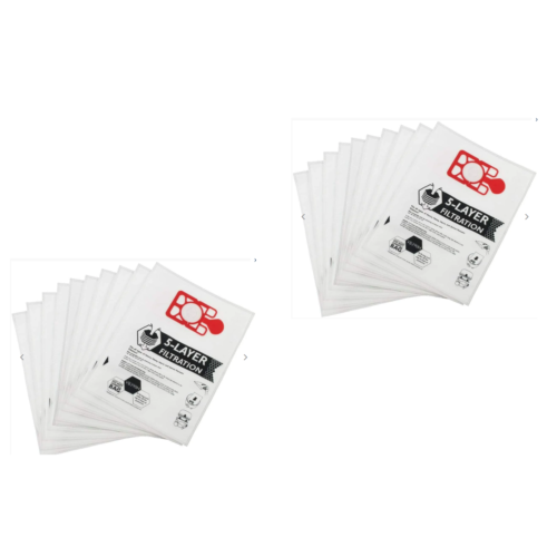 10 Pack Bags fit Numatic Hetty hoover Vaccum Cleaner Hepa Flo Bag