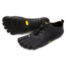 Vibram V-Alpha Womens Five Fingers Shoes Trainers in Schwarz - Gummiaußensohle - 37