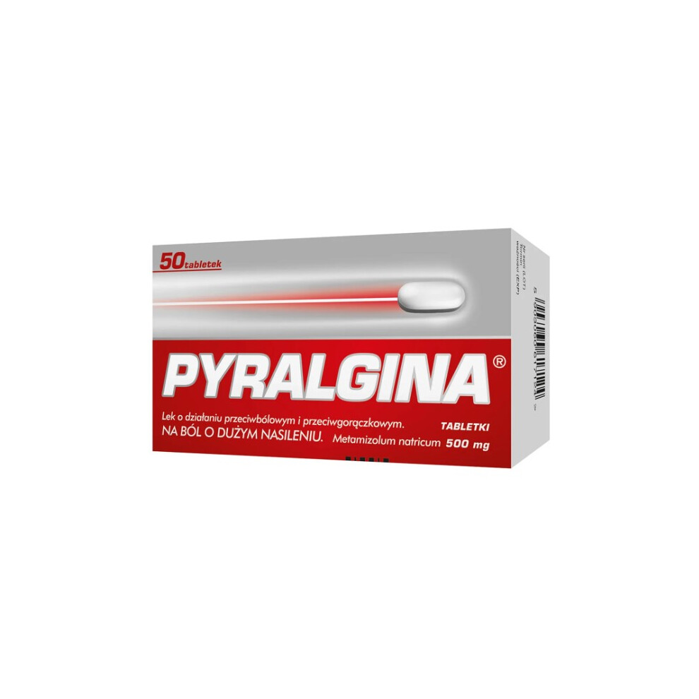 Polpharma Pyralgina 500 Mg, 50 Tabletek