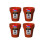 20 Medium Plastic Seed Pot 12.7cm Germination Pot Terracotta Colour 1