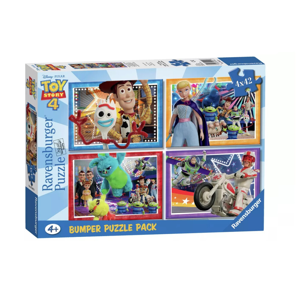 Disney Toy Story 4   4 X 42 Piece Puzzle Set