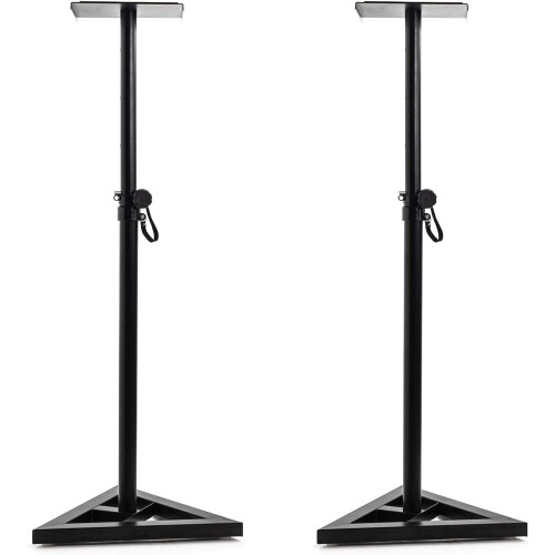1 Pair Studio Monitor Floor Speaker Stand Adjustable Tripod