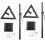1 Pair Studio Monitor Floor Speaker Stand Adjustable Tripod 4