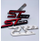 ford st line badge x2 front and rear red and black for focus Kuga fiesta mondeo 1