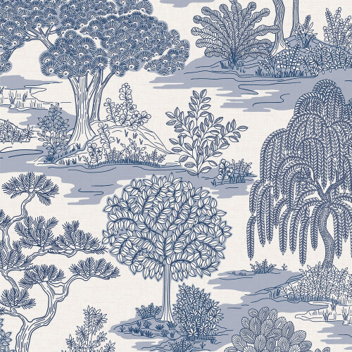 Fine Decor Fine Decor Zen Blue Wallpaper FD43443