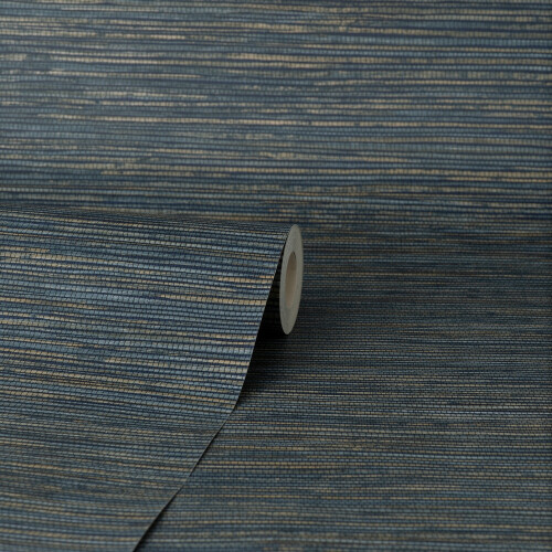 Crown Crown Fusion Plain Navy Wallpaper M1769 1