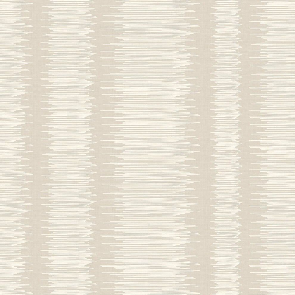 Arthouse Crushed Stripe Natural Wallpaper 901906