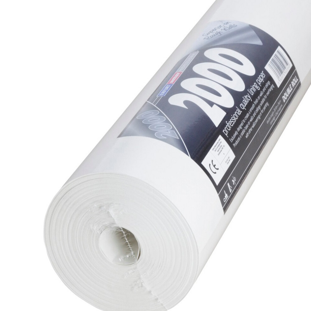 Erfurt MAV Professional Lining Paper 2000 Grade Double Roll 20 Metres