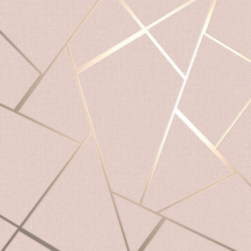 Fine Decor Fine Decor Quartz Fractal Blush Wallpaper FD42682