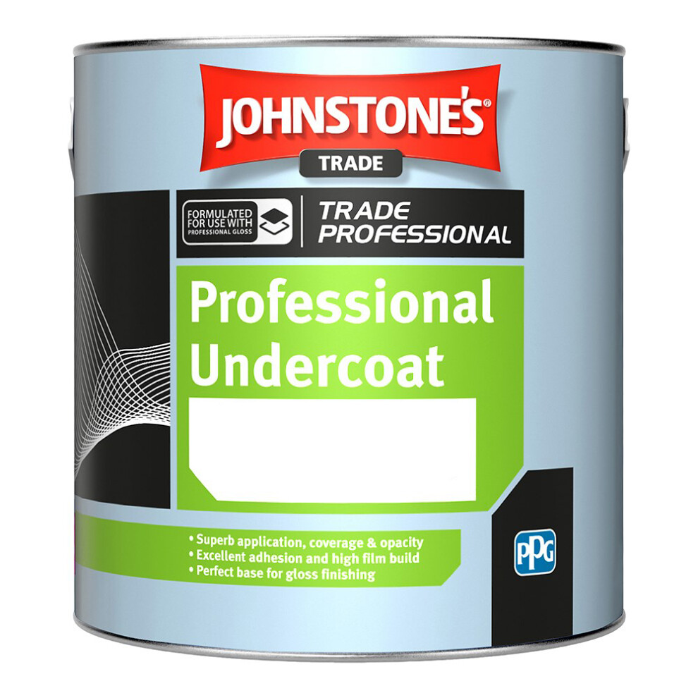 Johnstones Trade Professional Undercoat Paint 1l Light Dark