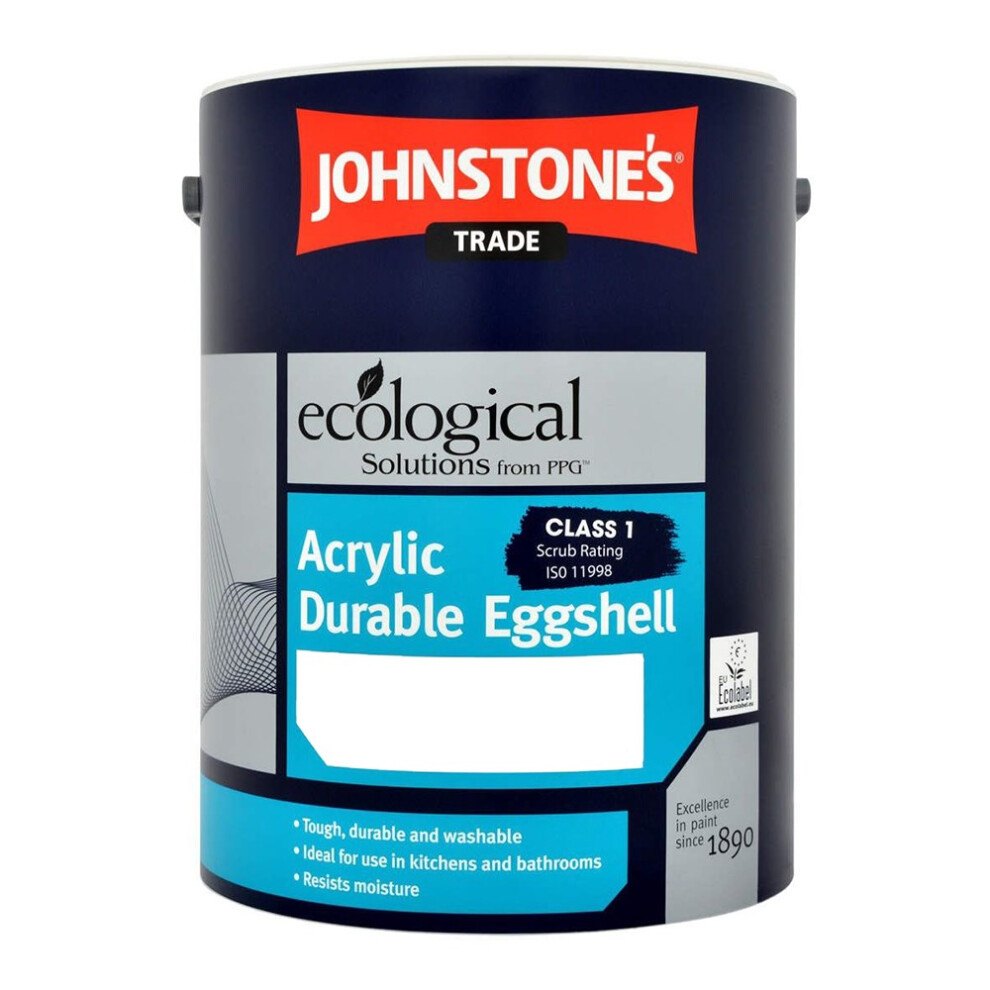 Johnstones Trade Acrylic Durable Eggshell 5l Magnolia