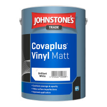 Johnstones Trade Covaplus Vinyl Matt Emulsion Paint 5l Brilliant White