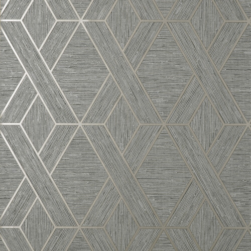 Fine Decor Fine Decor Miya Geo Grey Wallpaper FD43152