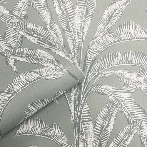 Muriva Muriva Sansa Leaf Green Wallpaper M61904 1