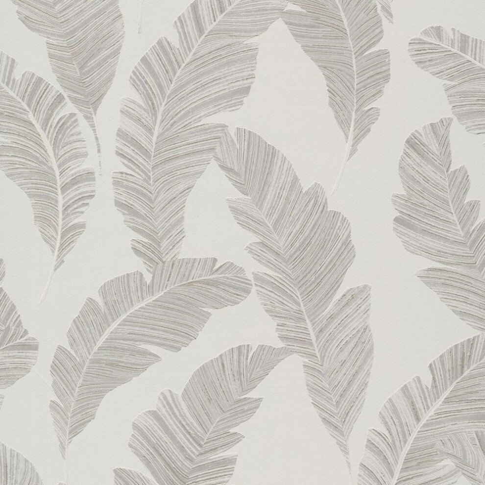 Grandeco Vertical Art Tempo Feather Neutral Wallpaper A62201