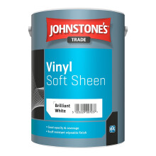 Johnstones Trade Vinyl Soft Sheen Emulsion Paint 5l Brilliant White