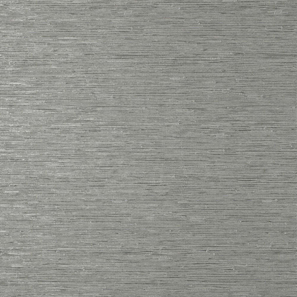 Fine Decor Miya Grasscloth Grey Wallpaper FD43155