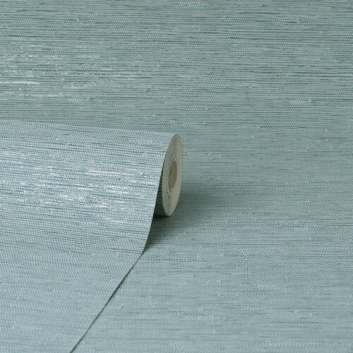 Fine Decor Fine Decor Miya Grasscloth Teal Wallpaper FD43157 1
