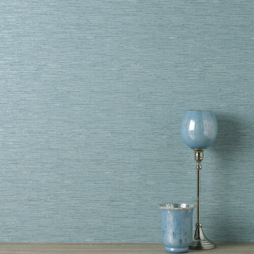 Fine Decor Fine Decor Miya Grasscloth Teal Wallpaper FD43157 2