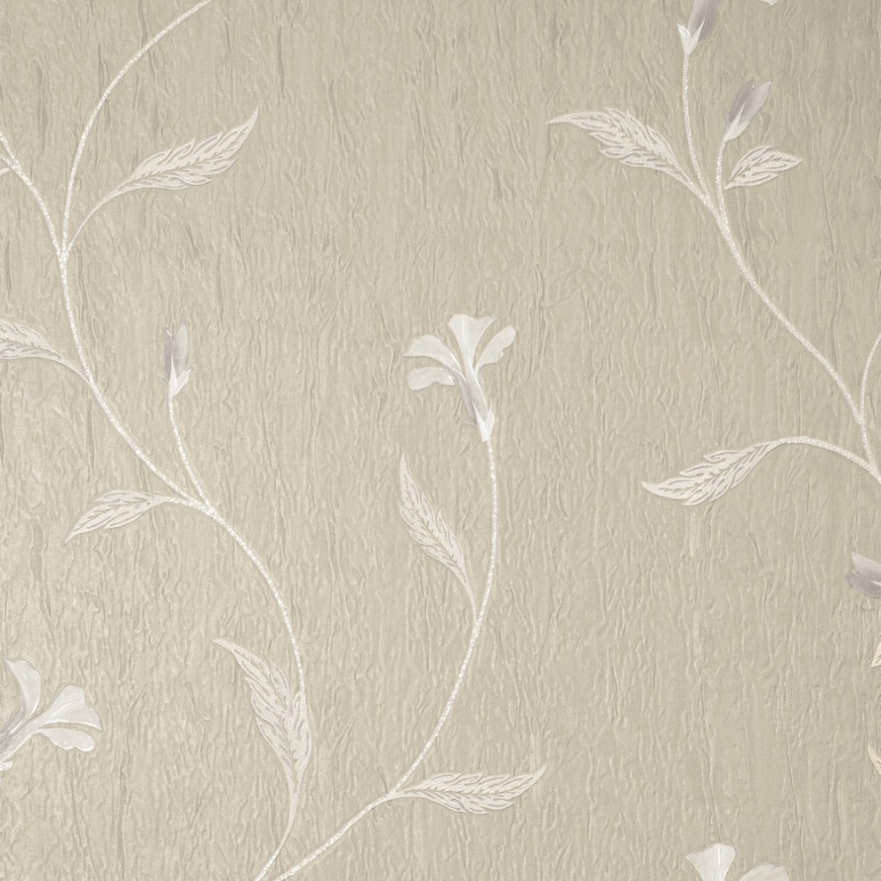 Vymura Bellagio Floral Taupe Wallpaper M95652 5011419956524