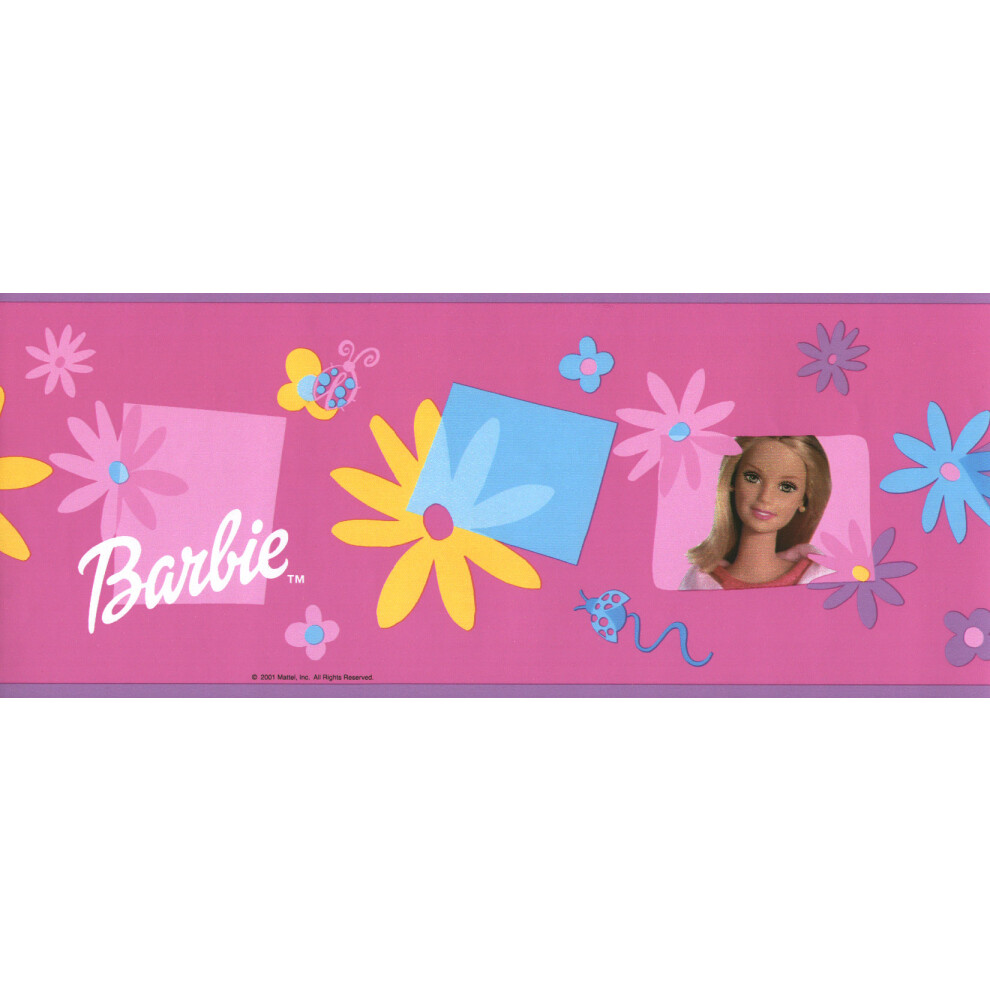 Vymura Barbie Springthing Wallpaper Border 5 Metre