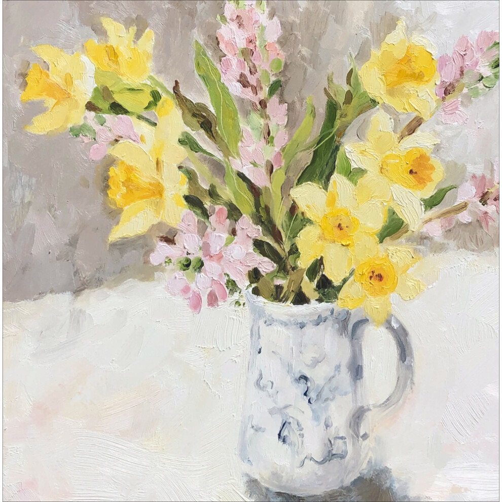 Woodmansterne Spring Day Spring In A Vase Artistic Easter Greeting Card