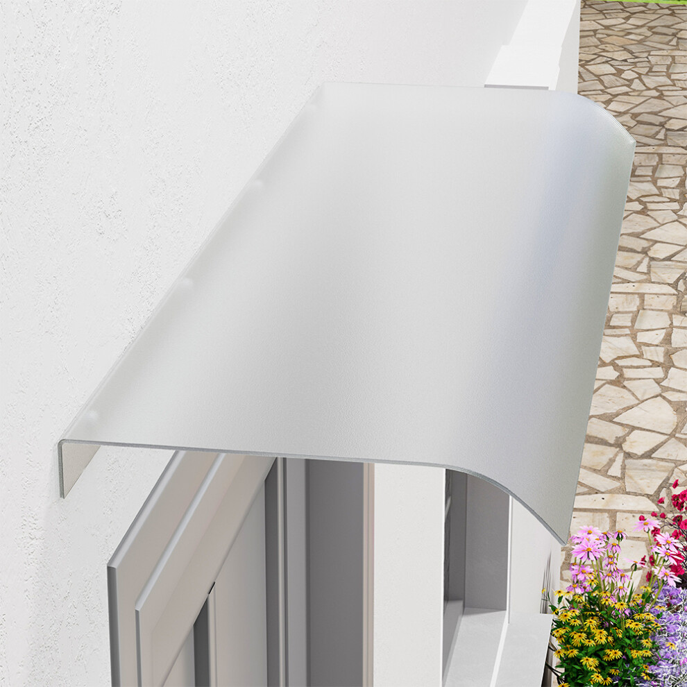 100 x 40 cm Window Awning Door Canopy Modern PET Material Front Door Canopy Window Door Cover for Rain Snow Protection