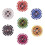 300 Pieces Texas Holdem Numbered Poker Chips Set with Case Kit 5