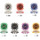 300 Pieces Texas Holdem Numbered Poker Chips Set with Case Kit 7