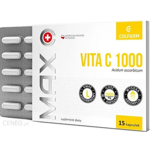 Max Vita C 15 tab WITAMINA C VITAMIN C OLIMP rutyna