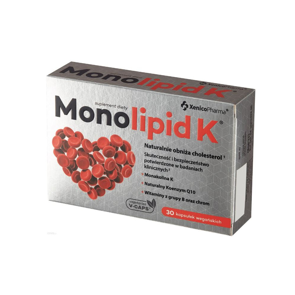 Polskie Suplementy Red Monolipid K 10Mg 30 Kap Xenico