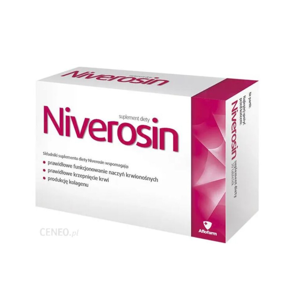 NIVEROSIN 30 tab diosmin rutoside & hesperidin skin care with vascular problems