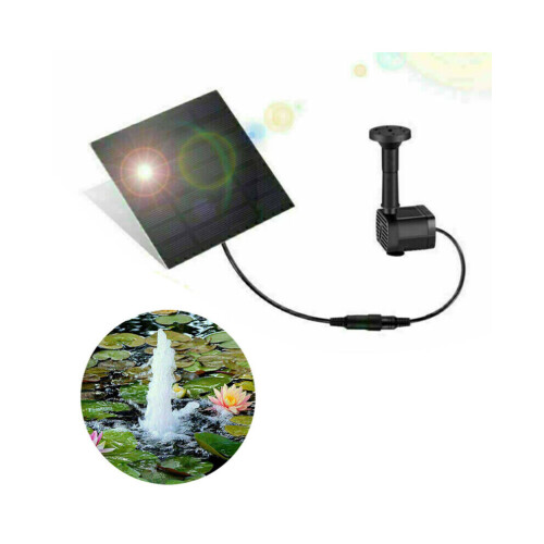 Solar Panel Powered Water Feature Plants Pump Pool Pond Aquarium Fountain 1